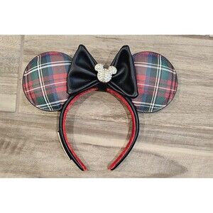 Exclusive Disneyland Loungefly VIP Tours Mickey Ears Headband with removable bow
